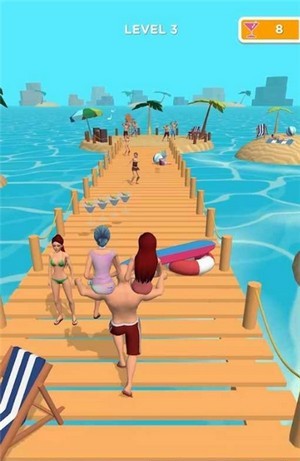 海滩派对跑酷手机版游戏